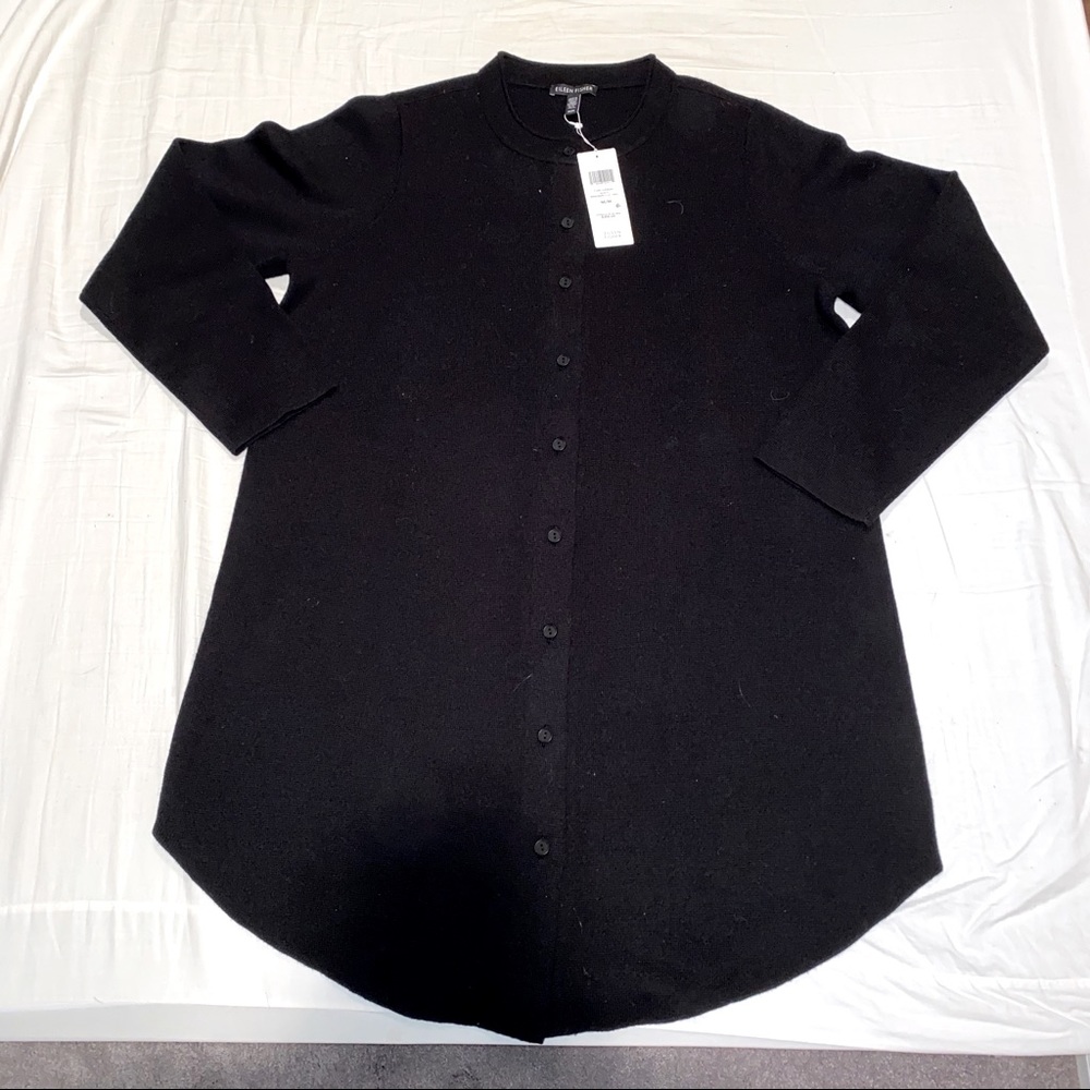 Eileen Fisher merino interlock cardigan